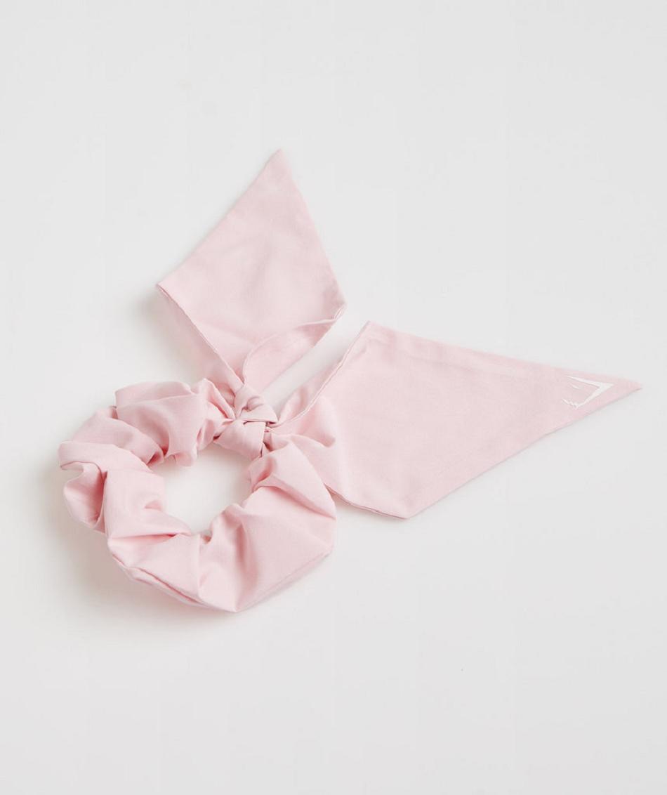 Sombreros Gymshark Bow Scrunchie Accessories Rosas | CO 4218ZUT